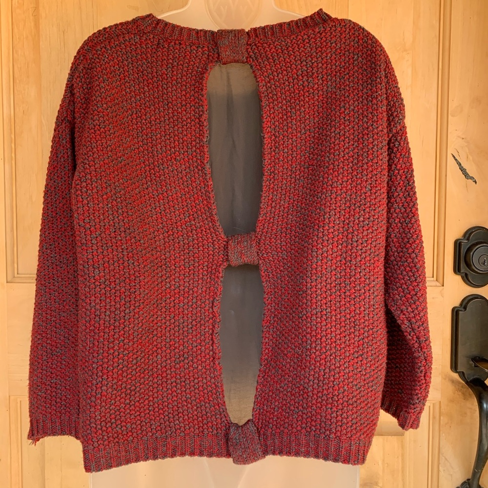 Patrizia Luca Open Back Knit Sweater
